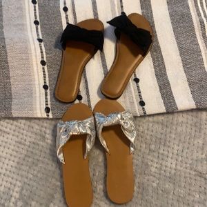 Super cute size 6 sandals- 2 pair